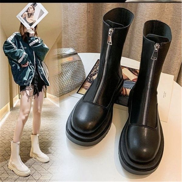 2022 new front zipper chunky platform womens boots solid black beige boots women round toe high heel ankle boots for women
2022 new front zipper chunky platform womens boots solid black beige boots women round toe high heel ankle boots for women