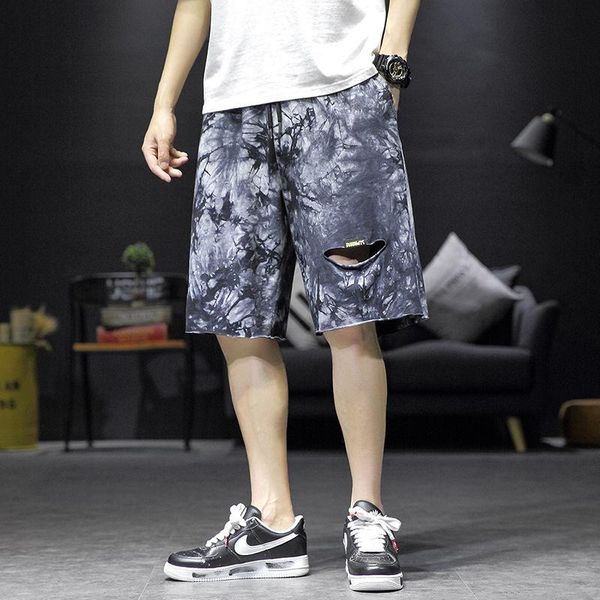men's shorts hybskr 2021 summer man short pants tie dyed casual straight baggy for male harajuku fashion, White;black
men's shorts hybskr 2021 summer man short pants tie dyed casual straight baggy for male harajuku fashion, White;black