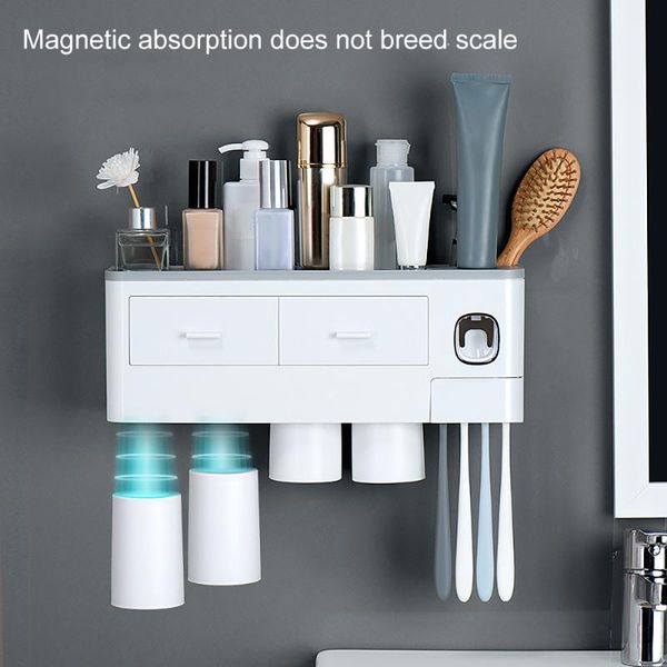 bath accessory set toothbrush mouthwash cup squeeze toothpaste storage rack with drawer magnetic adsorption inverted holder bathroom
bath accessory set toothbrush mouthwash cup squeeze toothpaste storage rack with drawer magnetic adsorption inverted holder bathroom