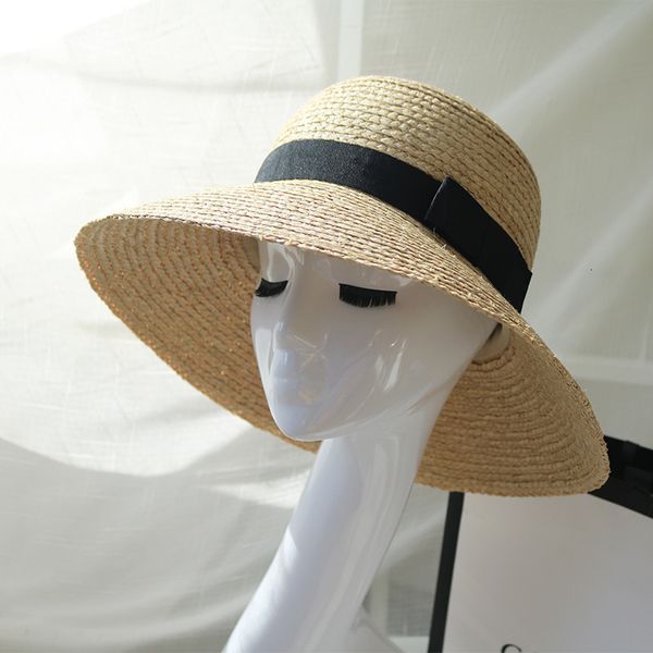 2021 new handmade natural floppy women raffia straw large wide brim summer uv sun visor ladies bucket beach church derby hat x0g0, Blue;gray
2021 new handmade natural floppy women raffia straw large wide brim summer uv sun visor ladies bucket beach church derby hat x0g0, Blue;gray