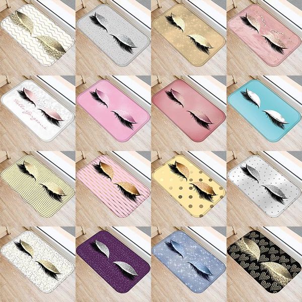 carpets eyelash printed pattern 40*60cm kitchen entrance door mat coral velvet carpet rubber indoor floor mats non-anti-slip rug 48022-3
carpets eyelash printed pattern 40*60cm kitchen entrance door mat coral velvet carpet rubber indoor floor mats non-anti-slip rug 48022-3