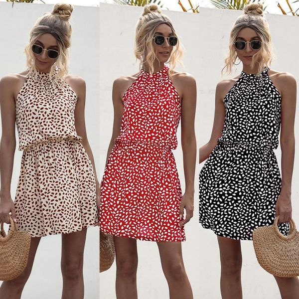 casual dresses leosoxs fashion sleeveless women's dress summer o neck tunic mini bohemia print beach ladies vestidos, Black;gray
casual dresses leosoxs fashion sleeveless women's dress summer o neck tunic mini bohemia print beach ladies vestidos, Black;gray