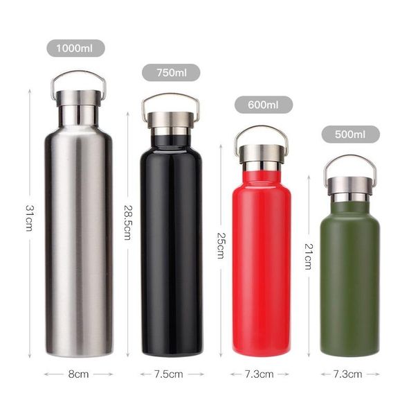 water bottle sports stainless steel vacuum insulation wide mouth kettle can keep warm and cool metal cap without bp
water bottle sports stainless steel vacuum insulation wide mouth kettle can keep warm and cool metal cap without bp
