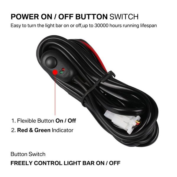working light 450w universal 12v led work bar wiring harness with on-off switch 40a one drag for car auto suv driving fog
working light 450w universal 12v led work bar wiring harness with on-off switch 40a one drag for car auto suv driving fog