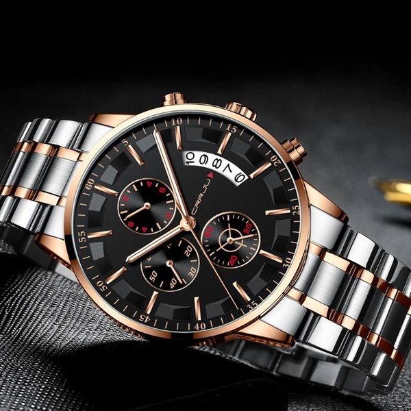 new crrju men watch business full steel quartz casual waterproof sports male wristwatch relogio masculino, Slivery;brown
new crrju men watch business full steel quartz casual waterproof sports male wristwatch relogio masculino, Slivery;brown