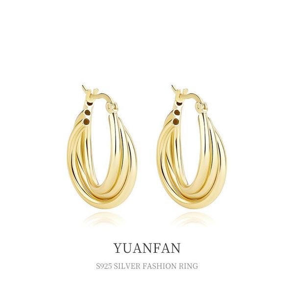 hoop & huggie 100% s925 sterling silver female european and american ins fashion niche design multi-layer earrings women cool jewelry, Golden;silver
hoop & huggie 100% s925 sterling silver female european and american ins fashion niche design multi-layer earrings women cool jewelry, Golden;silver
