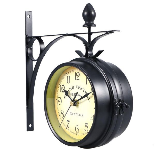 wall clocks european double sided clock vintage creative classic living room retro on the bar shabby chic home decor c5t081
wall clocks european double sided clock vintage creative classic living room retro on the bar shabby chic home decor c5t081