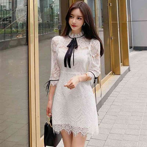 runway fashion temperament ol slim women dresses lace sweetneckline bow set in drill hollowing dress girl, Black;gray
runway fashion temperament ol slim women dresses lace sweetneckline bow set in drill hollowing dress girl, Black;gray