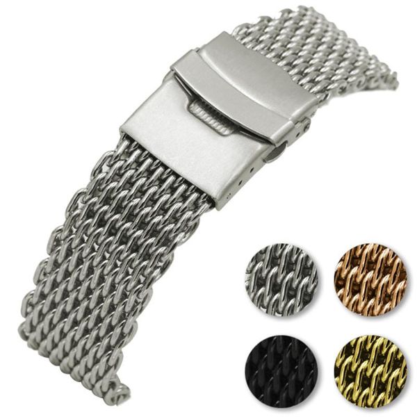 watch bands 18mm 20mm 22mm 24mm universal milanese watchband stainless steel strap replacement band, Black;brown
watch bands 18mm 20mm 22mm 24mm universal milanese watchband stainless steel strap replacement band, Black;brown