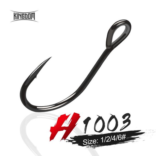 fishing hooks kingdom 1# 2# 4# 6# stainless steel single round bend feather hook carp bass tackles
fishing hooks kingdom 1# 2# 4# 6# stainless steel single round bend feather hook carp bass tackles