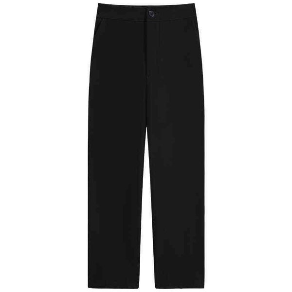 wide leg pants women's summer high waist loose straight tube drape feeling black casual slim cropped suit thin, Black;white
wide leg pants women's summer high waist loose straight tube drape feeling black casual slim cropped suit thin, Black;white