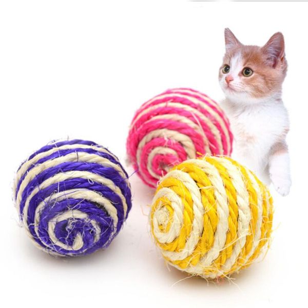 cat toys 1pc color random pet toy sisal ball kitten teaser playing chew scratch catch diameter 5cm
cat toys 1pc color random pet toy sisal ball kitten teaser playing chew scratch catch diameter 5cm