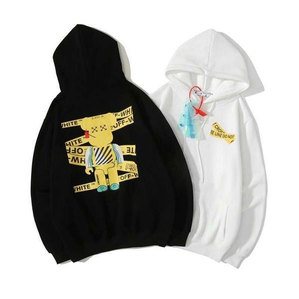 autumn winter new off animation robot letter pattern men's and women's same plush hoodie, Black
autumn winter new off animation robot letter pattern men's and women's same plush hoodie, Black