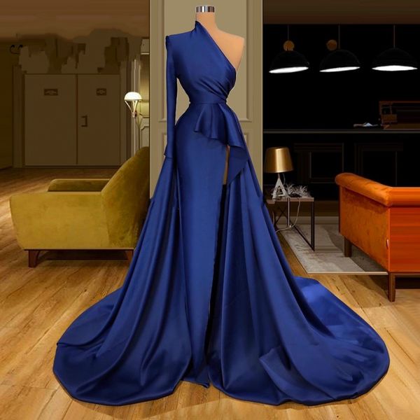 new elegant royal blue satin evening es 2021 vestidos kaftans sleeve arabic dubai split long formal prom gown party lgl1, Black;red 
new elegant royal blue satin evening es 2021 vestidos kaftans sleeve arabic dubai split long formal prom gown party lgl1, Black;red