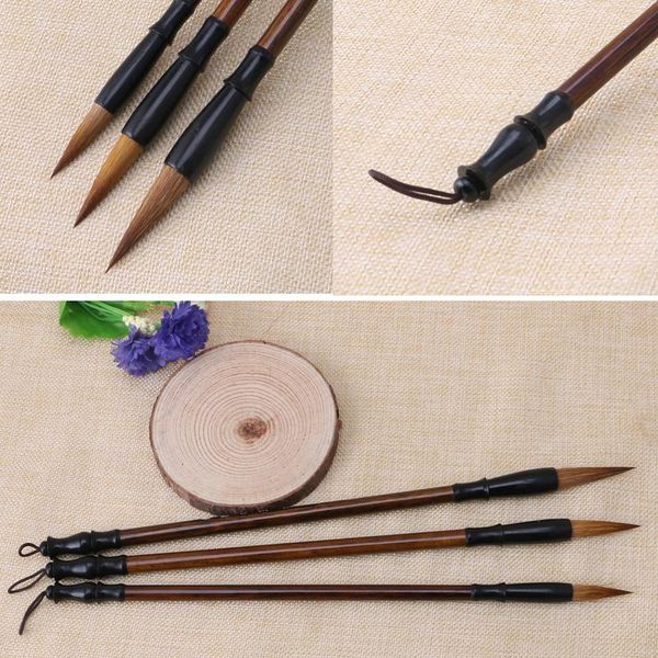 refills 1pc chinese calligraphy brushes pen wolf hair writing brush wooden handle 24ta, Black;red
refills 1pc chinese calligraphy brushes pen wolf hair writing brush wooden handle 24ta, Black;red