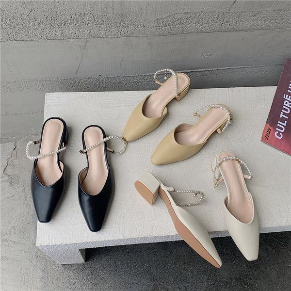 slippers women mule mary jane solid toe-covered slipper fashion pointed toe lady flat sandals slides shoes, Black
slippers women mule mary jane solid toe-covered slipper fashion pointed toe lady flat sandals slides shoes, Black