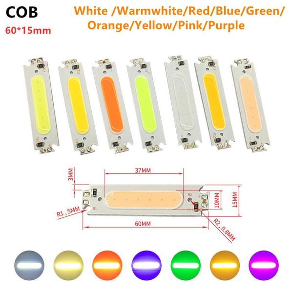 light beads 12v 2w led cob plane source lamp bead white orange yellow red green blue purple 60*15mm long strip aluminum chip board
light beads 12v 2w led cob plane source lamp bead white orange yellow red green blue purple 60*15mm long strip aluminum chip board