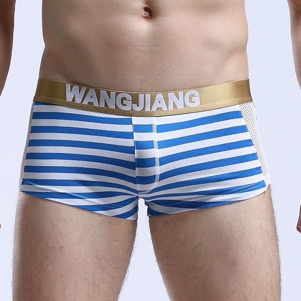 underpants man mesh fishnet transparent trunks underwear gay male seamless funny striped cotton boxers shorts panties, Black;white
underpants man mesh fishnet transparent trunks underwear gay male seamless funny striped cotton boxers shorts panties, Black;white