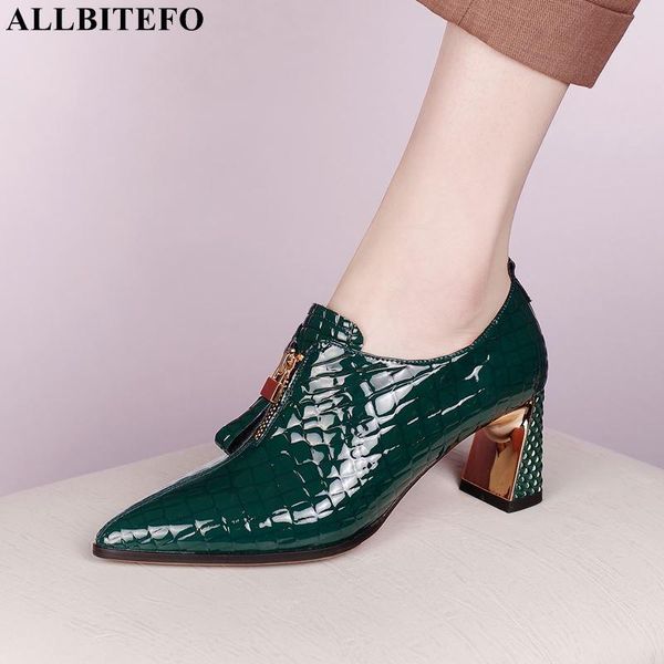 dress shoes allbitefo genuine leather+stone texture thick heels office ladies brand high heel autumn/spring women, Black
dress shoes allbitefo genuine leather+stone texture thick heels office ladies brand high heel autumn/spring women, Black