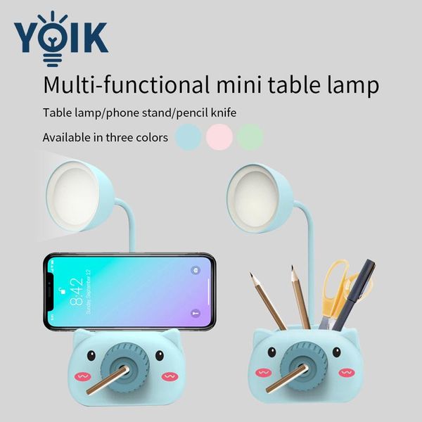 desk lamp with pencil sharpener storage pen holder led table lamp students desk light study eye protection reading light
desk lamp with pencil sharpener storage pen holder led table lamp students desk light study eye protection reading light