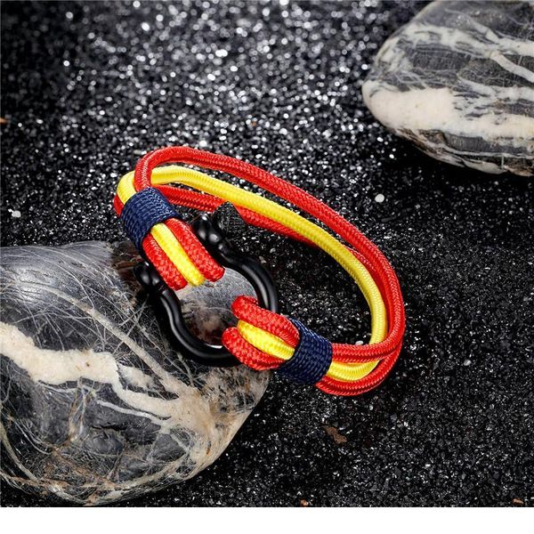 mkendn new fashion country spain flag sport camping parachute cord men women nautical survival rope chain bracelet spo jllpmg
mkendn new fashion country spain flag sport camping parachute cord men women nautical survival rope chain bracelet spo jllpmg