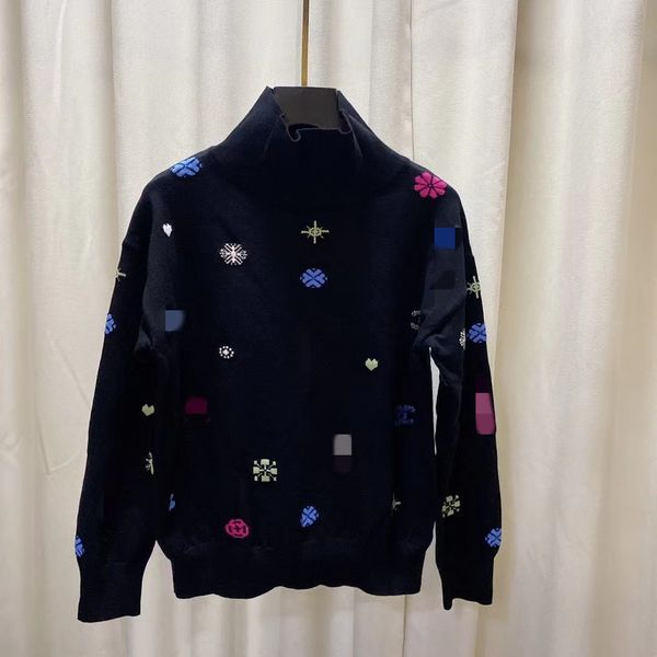 2021 autumn winter milan runway sweaters high neck long sleeve print high end jacquard pullover women's designer clothing 1108-15, White;black
2021 autumn winter milan runway sweaters high neck long sleeve print high end jacquard pullover women's designer clothing 1108-15, White;black