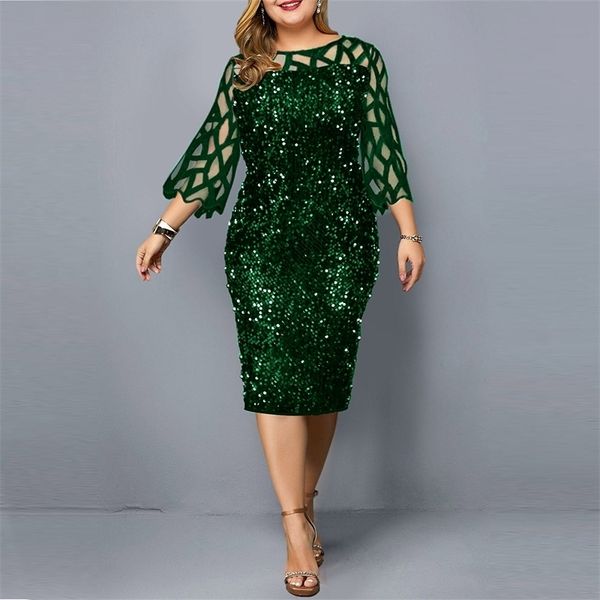 bodycon dress plus size sequin green women's dress birthday party dresses evening wedding summer outfits for women 2021 210309, Black;gray
bodycon dress plus size sequin green women's dress birthday party dresses evening wedding summer outfits for women 2021 210309, Black;gray