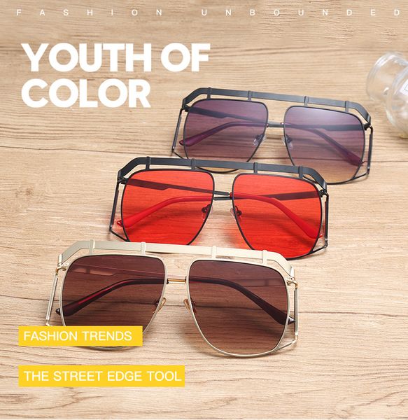 luxury designer mens women sunglasses for men large frame irregular lens color film sun glasses in 5 colors 23012#, White;black
luxury designer mens women sunglasses for men large frame irregular lens color film sun glasses in 5 colors 23012#, White;black