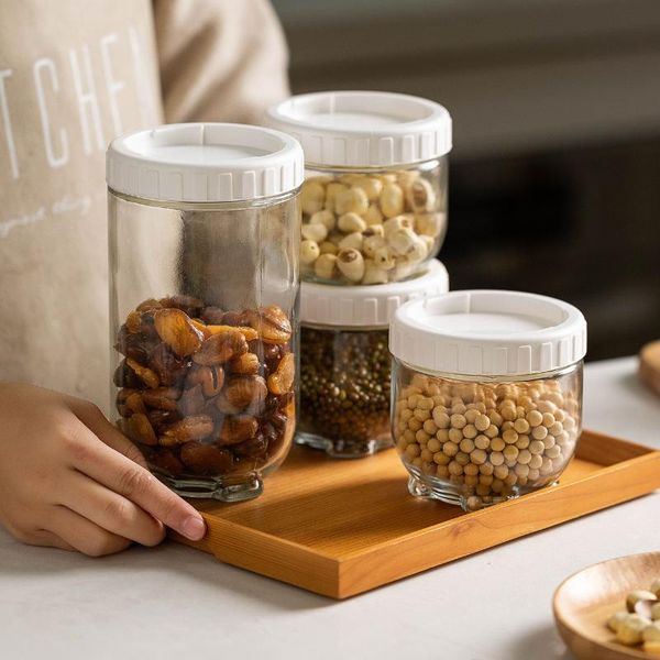 storage bottles & jars 3pc/set glass kitchen jar sealing food container grains tea coffee beans candy bottle non-slip
storage bottles & jars 3pc/set glass kitchen jar sealing food container grains tea coffee beans candy bottle non-slip