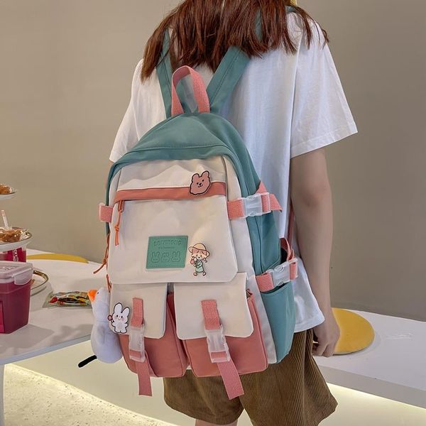 backpack woman for teenage harajuku fashion cute girls boys black luxury schoolbag bag student female lady book pack
backpack woman for teenage harajuku fashion cute girls boys black luxury schoolbag bag student female lady book pack