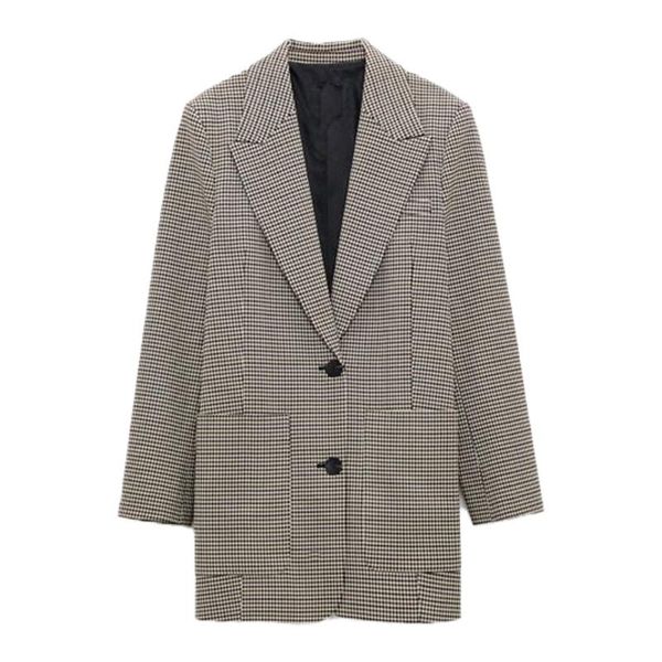 women's suits & blazers 2021 spring autumn jacket cardigan plaid lapel middle length office suit look thin, all-match loose, White;black
women's suits & blazers 2021 spring autumn jacket cardigan plaid lapel middle length office suit look thin, all-match loose, White;black