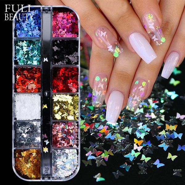 nail art decorations 3d butterfly slice sequins flakes holographic iridescent glitter decoration colorful manicure 12 in 1 set ch1558-1, Silver;gold
nail art decorations 3d butterfly slice sequins flakes holographic iridescent glitter decoration colorful manicure 12 in 1 set ch1558-1, Silver;gold
