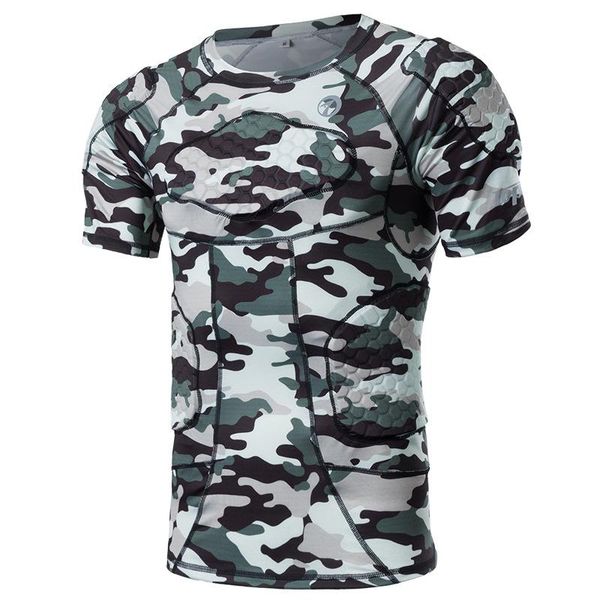 gym clothing body safe guard padded compression shirts shoulder rib chest protector suit for football basketball paintball parkour, White;black
gym clothing body safe guard padded compression shirts shoulder rib chest protector suit for football basketball paintball parkour, White;black