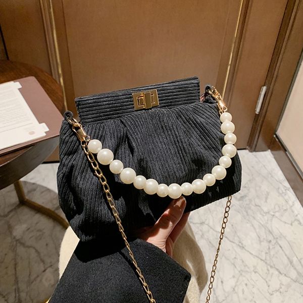 fashion womens bag small beads chain design handbags corduroy flap shoulder crossbody bags female pleated handbag ladies totes
fashion womens bag small beads chain design handbags corduroy flap shoulder crossbody bags female pleated handbag ladies totes