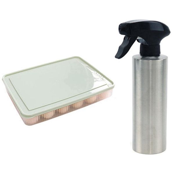 storage bottles & jars 1 pcs 24 grid eggs holder stackable egg container oil spray pot barbecue bottle 350ml
storage bottles & jars 1 pcs 24 grid eggs holder stackable egg container oil spray pot barbecue bottle 350ml