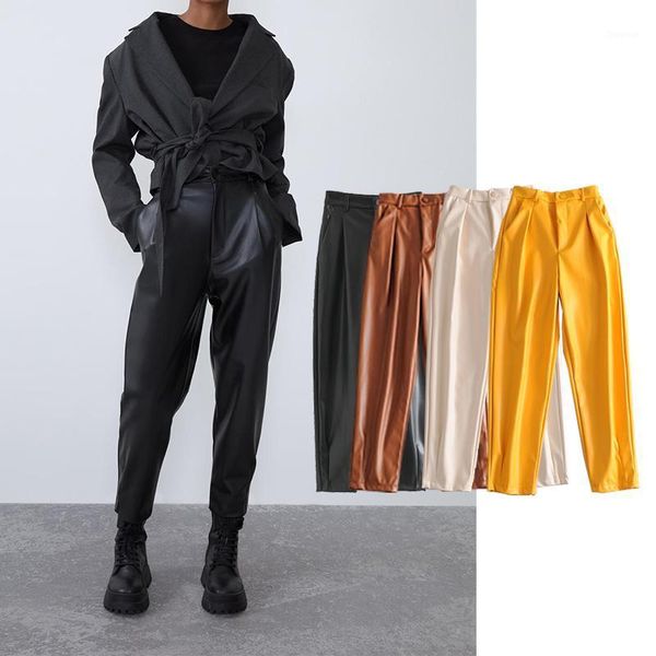 autumn winter 4 color pu inside of cotton drawstring women straight leather pants keep warm casual streetwear women's & capris, Black;white
autumn winter 4 color pu inside of cotton drawstring women straight leather pants keep warm casual streetwear women's & capris, Black;white