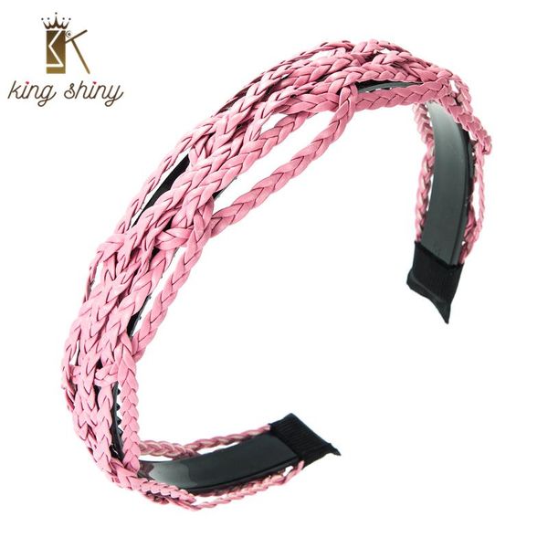 hair clips & barrettes king shiny temperament leather headband for woman elegant hand made twisted pu hairband girls party accessories tiara, Golden;silver
hair clips & barrettes king shiny temperament leather headband for woman elegant hand made twisted pu hairband girls party accessories tiara, Golden;silver