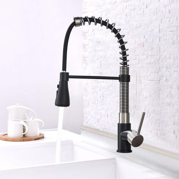 kitchen faucets black sink faucet sprayer stream swicth spout pull down swivel spring mixers deck mount and cold water tap
kitchen faucets black sink faucet sprayer stream swicth spout pull down swivel spring mixers deck mount and cold water tap