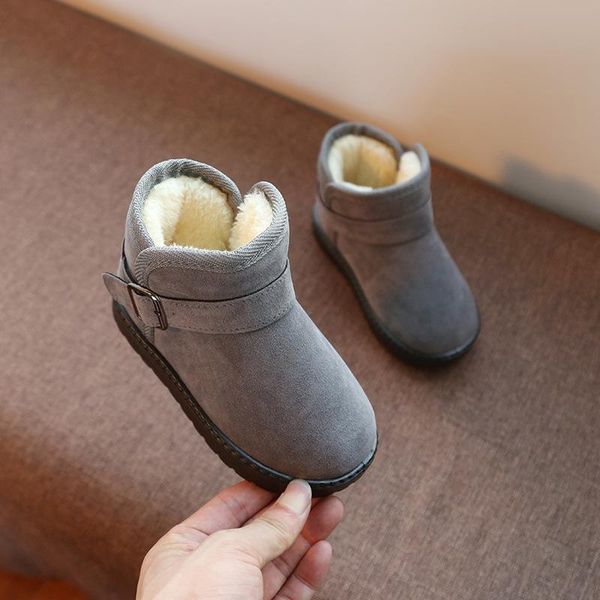 boots girls boys kids children winter snow warm cotton buckled rubber flock fabric soft inside, Black;grey
boots girls boys kids children winter snow warm cotton buckled rubber flock fabric soft inside, Black;grey