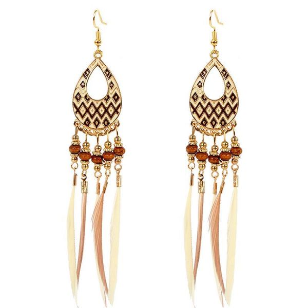 dangle & chandelier 1 pair fashion earrings bohemian style artificial feather decor for women ladies jewelry accessories, Silver
dangle & chandelier 1 pair fashion earrings bohemian style artificial feather decor for women ladies jewelry accessories, Silver
