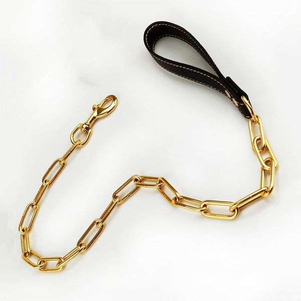 dog collars & leashes stainless steel short large chain leash soft pu leather handle pet lead metal big explosion-proof traction rope
dog collars & leashes stainless steel short large chain leash soft pu leather handle pet lead metal big explosion-proof traction rope