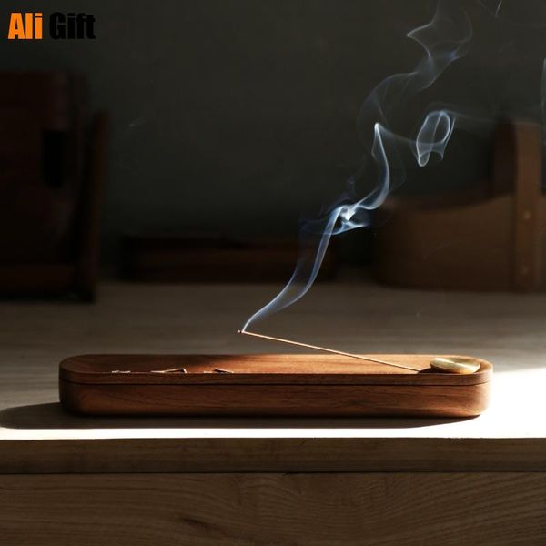 fragrance lamps incense burner holder wooden zen burning box classic brass plug in storage
fragrance lamps incense burner holder wooden zen burning box classic brass plug in storage
