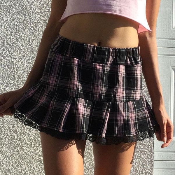pink striped plaid y2k mini skirts womens preppy style patchwork lace trim hem school girl dark academia aesthetic skirt1, Black
pink striped plaid y2k mini skirts womens preppy style patchwork lace trim hem school girl dark academia aesthetic skirt1, Black