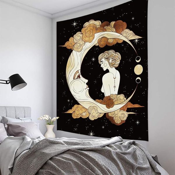 tapestries room decoration carpet wall tapestry moon background cloth roman numbers yoga mandala
tapestries room decoration carpet wall tapestry moon background cloth roman numbers yoga mandala