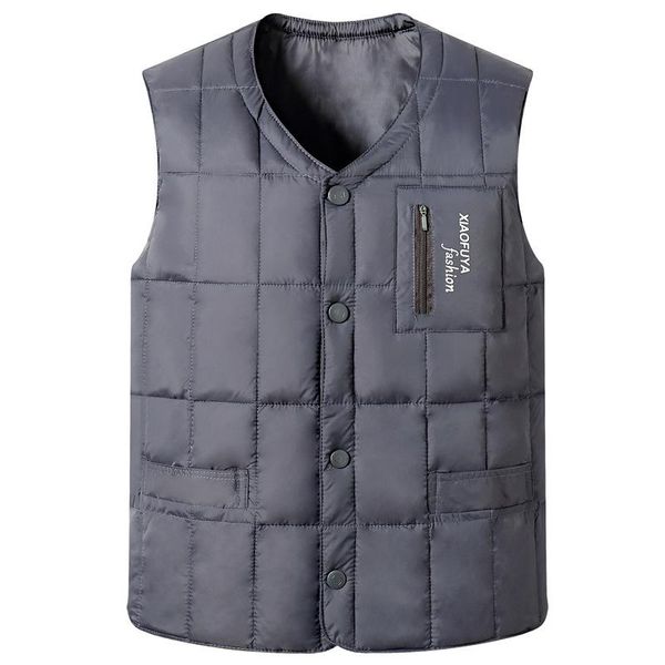 men's vests 2021 style for autumn and winter down vest solid color v-neck pressure cable warm liner, Black;white
men's vests 2021 style for autumn and winter down vest solid color v-neck pressure cable warm liner, Black;white
