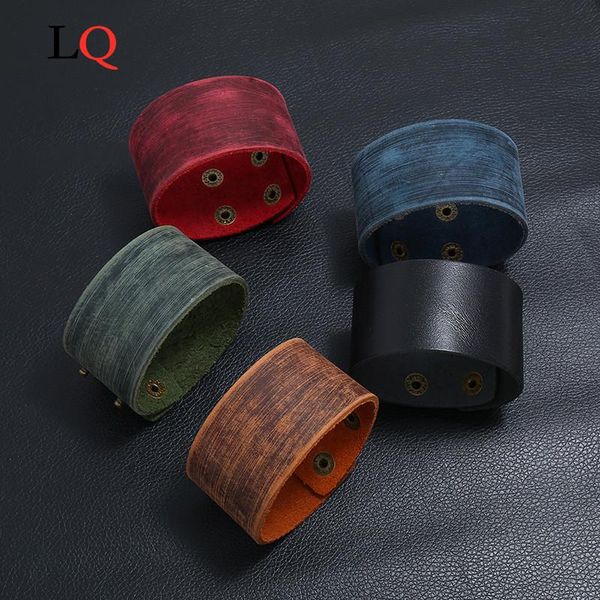 charm bracelets vintage genuine leather brand punk wide cuff & bangle for men jewelry wristband wholesale gift man, Golden;silver
charm bracelets vintage genuine leather brand punk wide cuff & bangle for men jewelry wristband wholesale gift man, Golden;silver