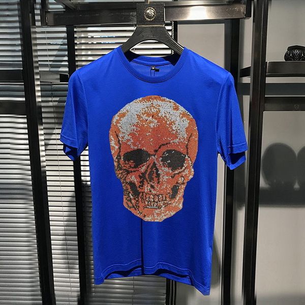 men's t-shirts superior quality diamond skull shirt male cotton brand summer hip hop thin sleeve strass style 8bo1, White;black
men's t-shirts superior quality diamond skull shirt male cotton brand summer hip hop thin sleeve strass style 8bo1, White;black