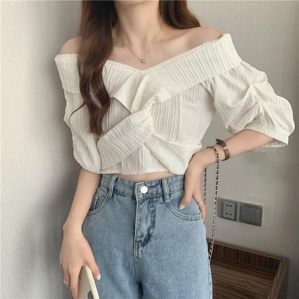 men's casual shirts design french elegant sweet women short sleeve one piece clothes lady summer 2021 korean fashion y2k tshirts, White;black
men's casual shirts design french elegant sweet women short sleeve one piece clothes lady summer 2021 korean fashion y2k tshirts, White;black