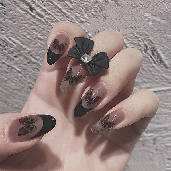 false nails 24pcs black butterfly nail patch glue type removable long paragraph fashion manicure save time dl, Red;gold
false nails 24pcs black butterfly nail patch glue type removable long paragraph fashion manicure save time dl, Red;gold