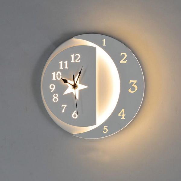 wall lamp home decoration lamps clock personality living room bedroom led bedside stairs aisle balcony wf12112243
wall lamp home decoration lamps clock personality living room bedroom led bedside stairs aisle balcony wf12112243